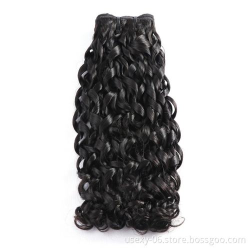 Usexy Best Selling Items Shedding Free Tangle Virgin Hair From Indian Pixie Curl Rim Hair Double Drawn